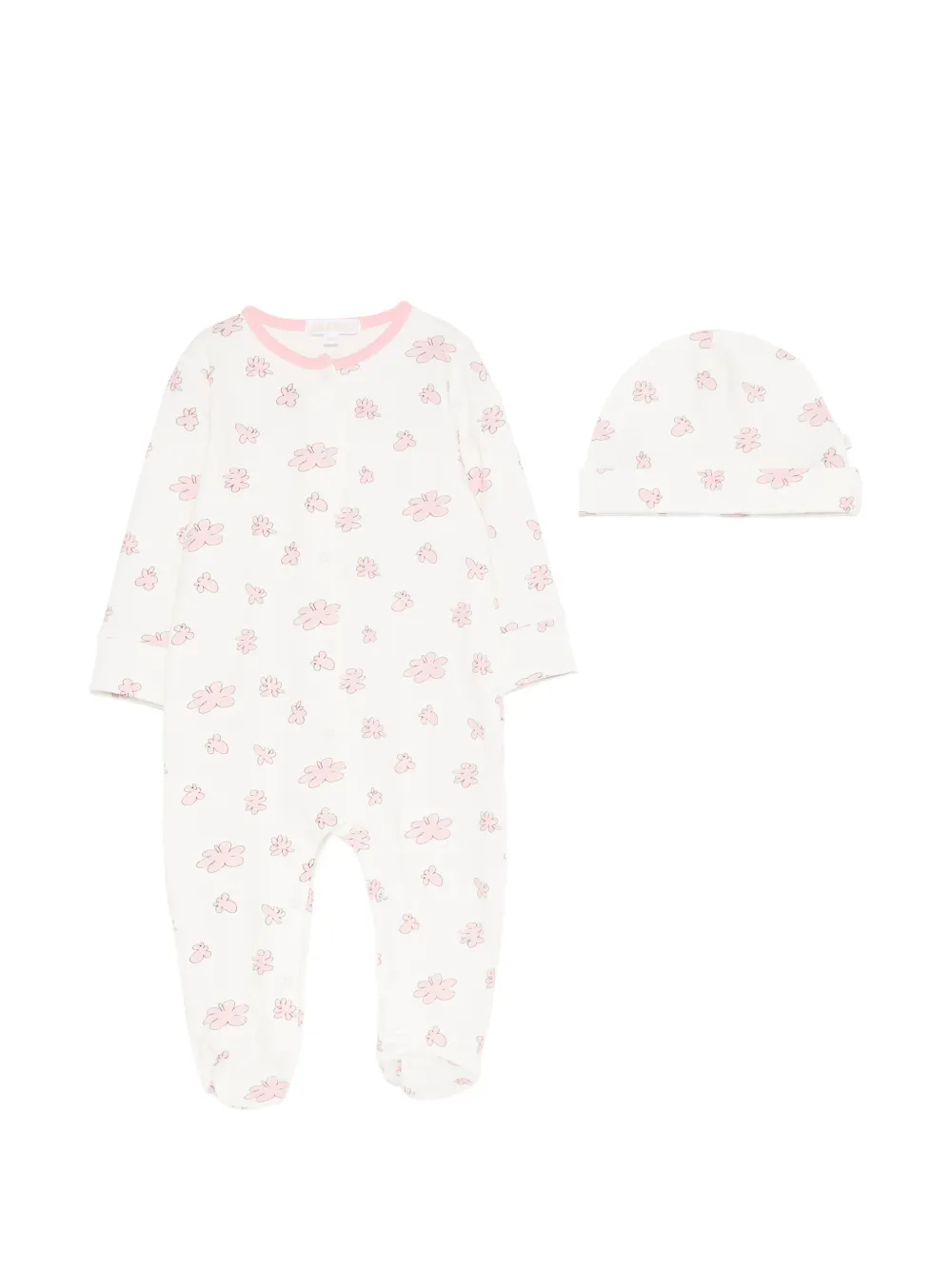 KINDRED floral-print pajama set - Bianco