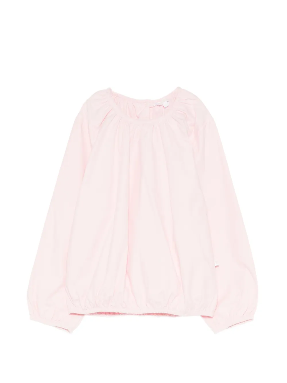 KINDRED puff-sleeve blouse Roze