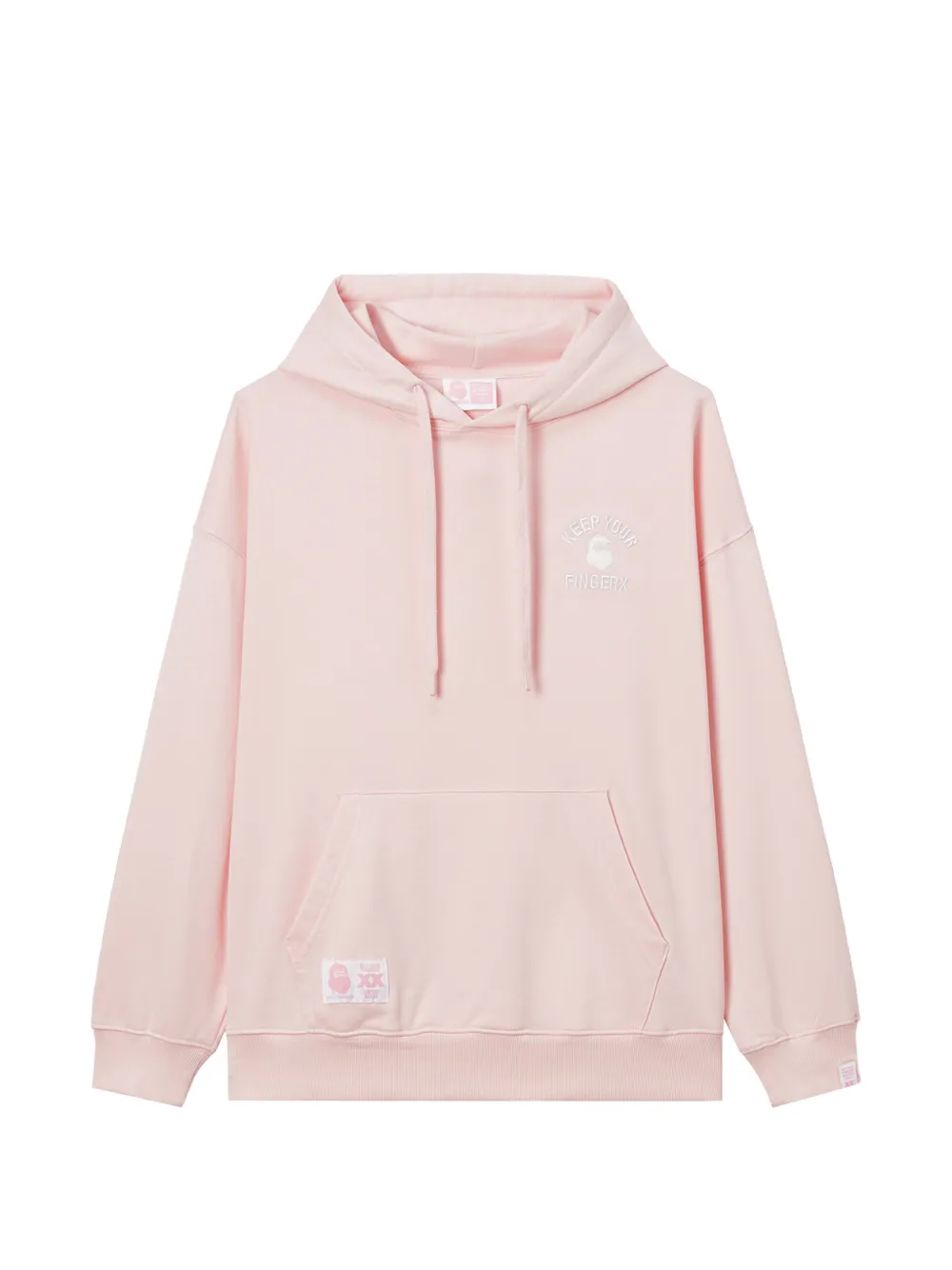 FINGERCROXX logo-embroidered drawstring top