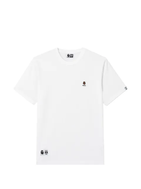 FINGERCROXX logo-embroidered patch-detail T-shirt