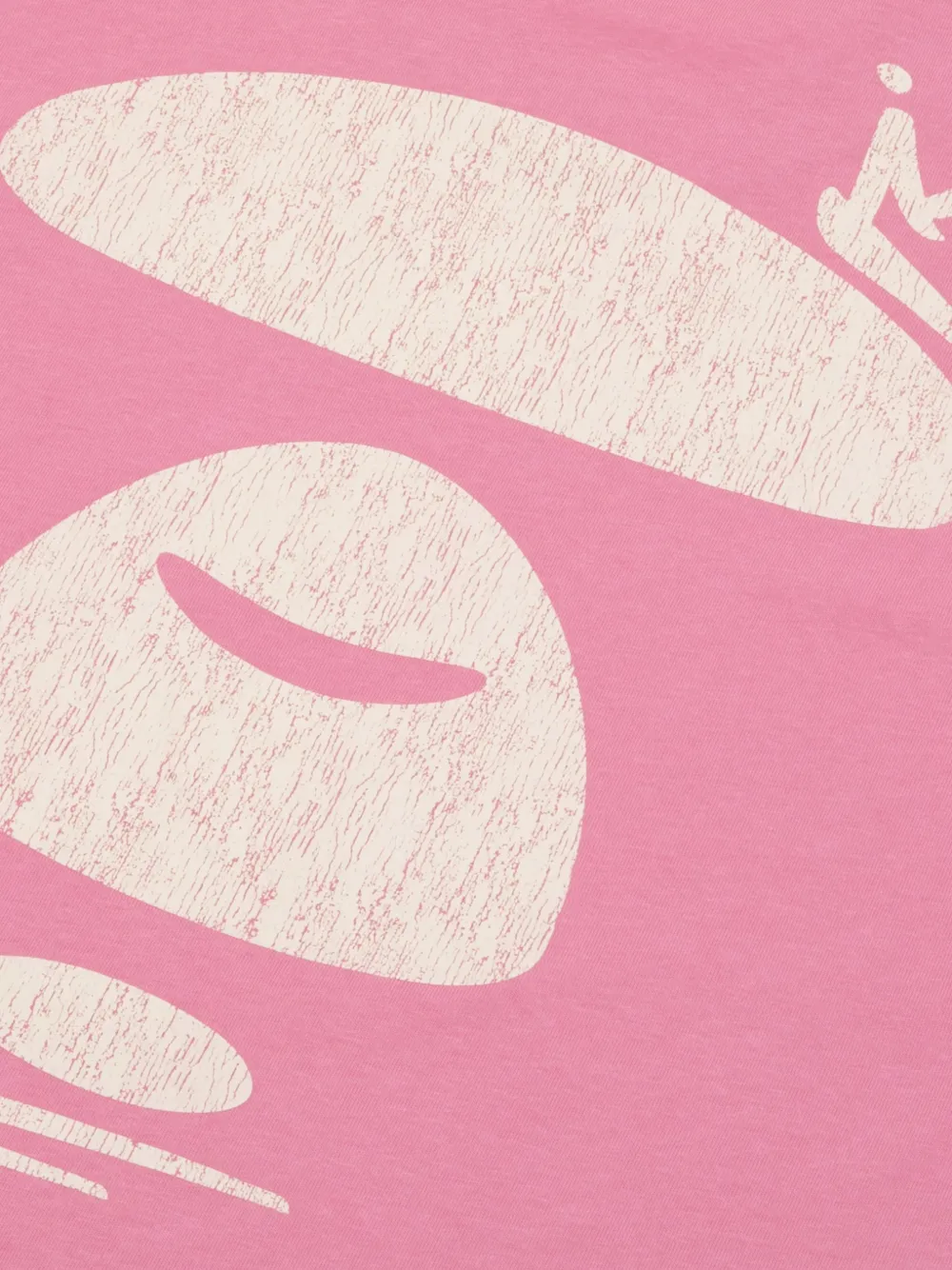 AAPE BY *A BATHING APE T-shirt met logoprint Roze