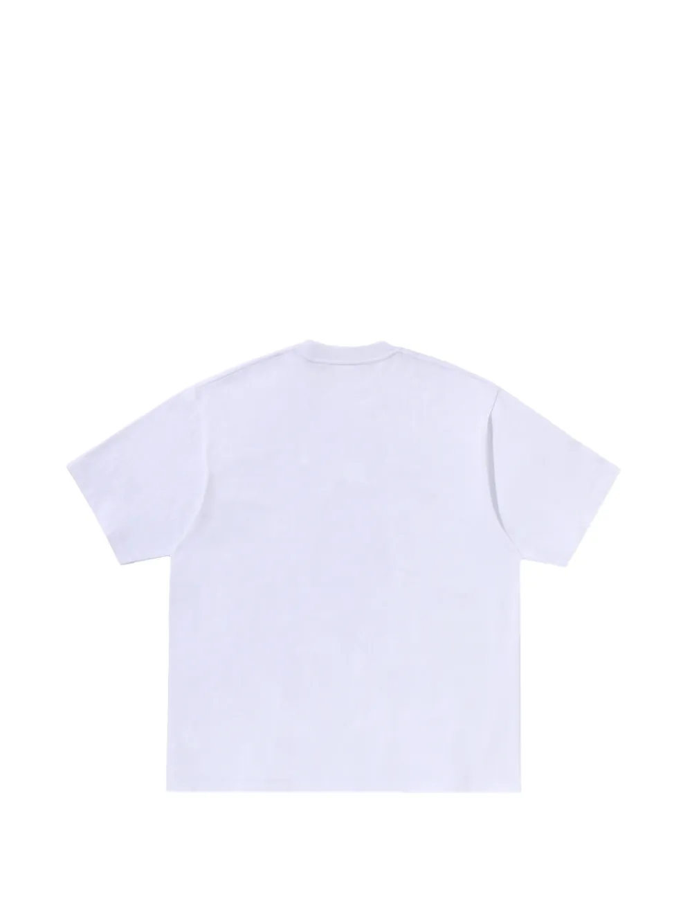 A BATHING APE College Ape Head T-shirt Wit