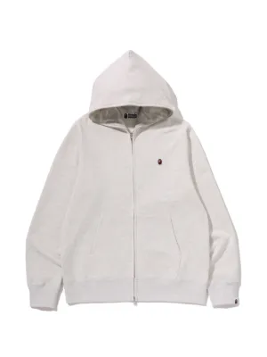 Chrome Hearts cross-patch zip-up Hoodie | Grey | FARFETCH