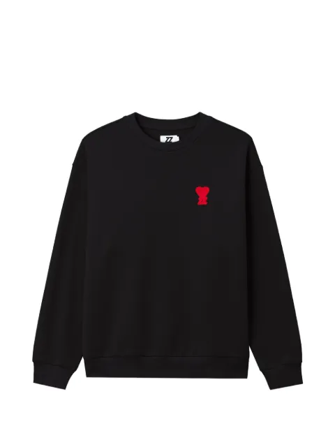 izzue heart-patch sweatshirt