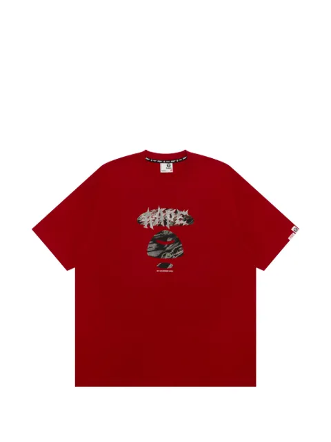 AAPE BY *A BATHING APE® Moonface-print graphic-print T-shirt