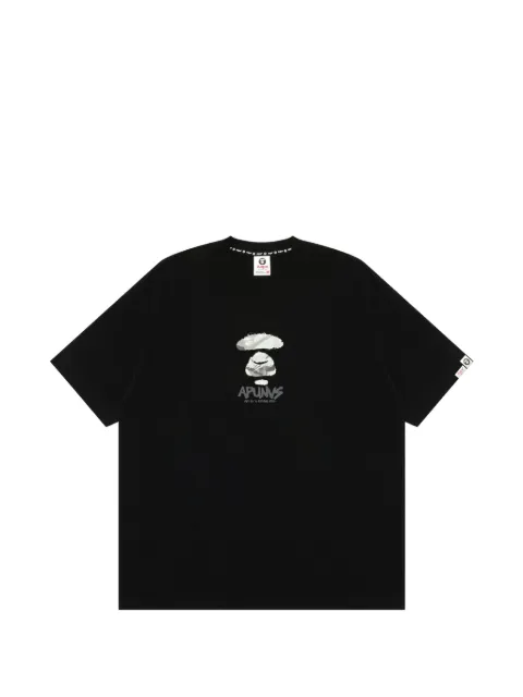 AAPE BY *A BATHING APE® AAPEUNVS logo-print cotton T-shirt