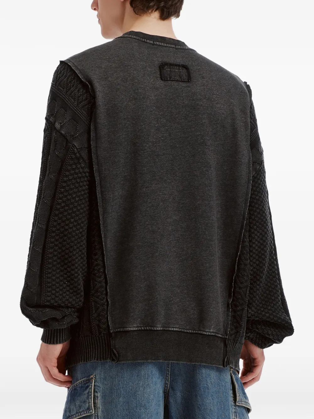 FIVE CM Kabelgebreide sweater Zwart