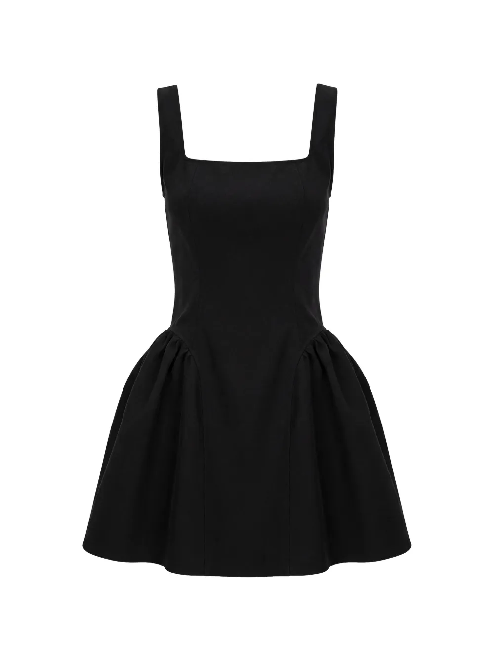 HAMZA Alice mini dress - Schwarz