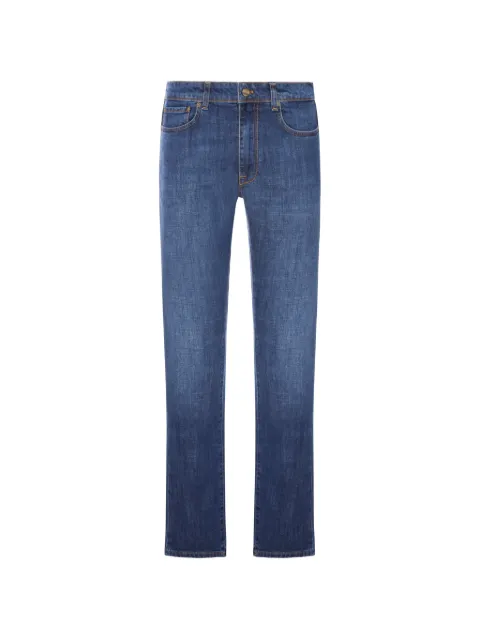 Incotex jeans rectos con cinco bolsillos