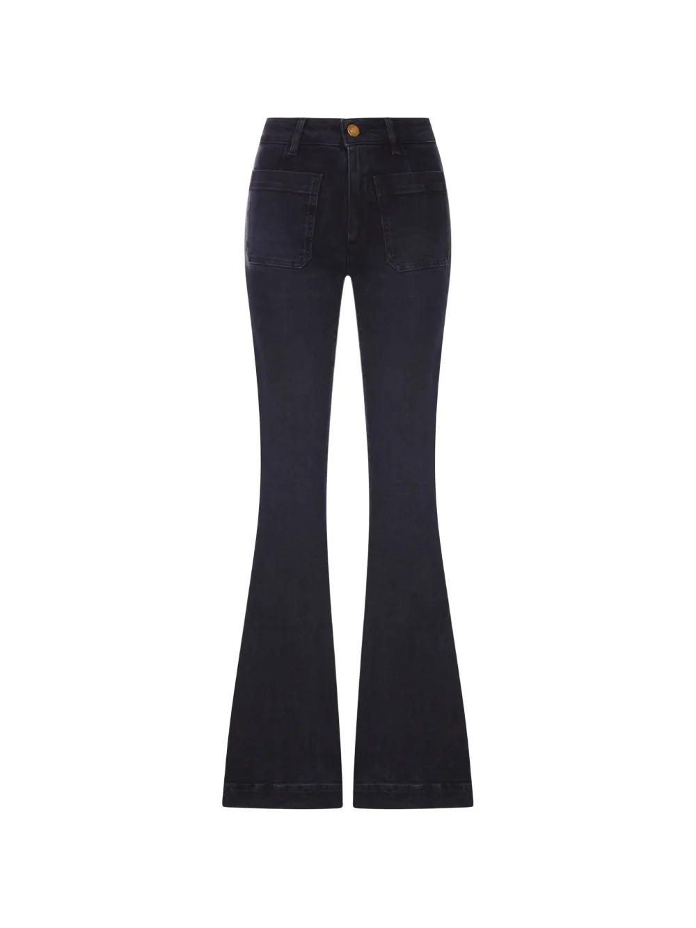 Seafarer patch-pocket flared jeans