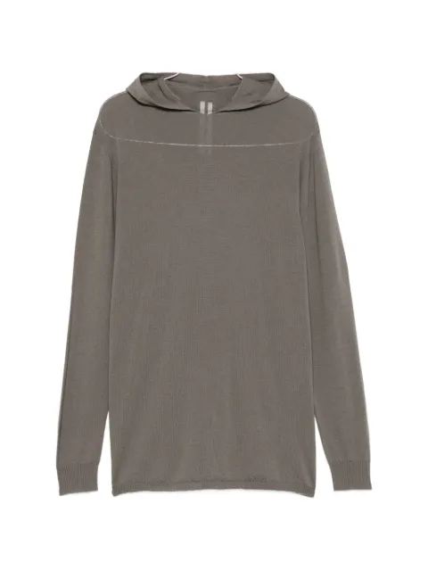 Rick Owens Oversized fine-knit hoodie
