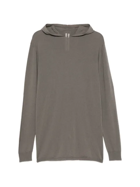 Rick Owens Oversized fine-knit hoodie