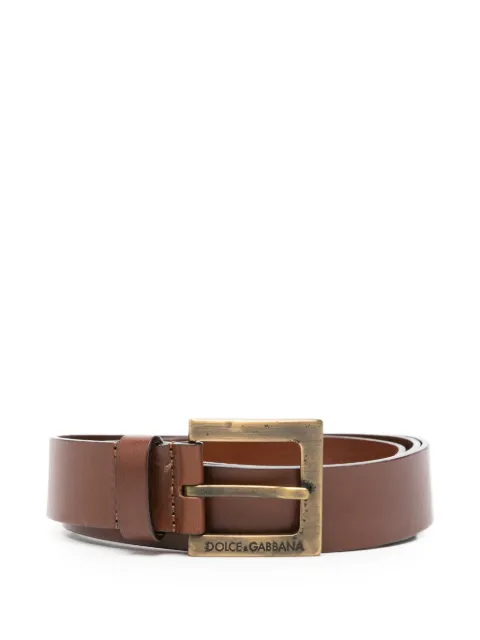 Dolce & Gabbana Pre-Owned 2000s logo-engraved belt