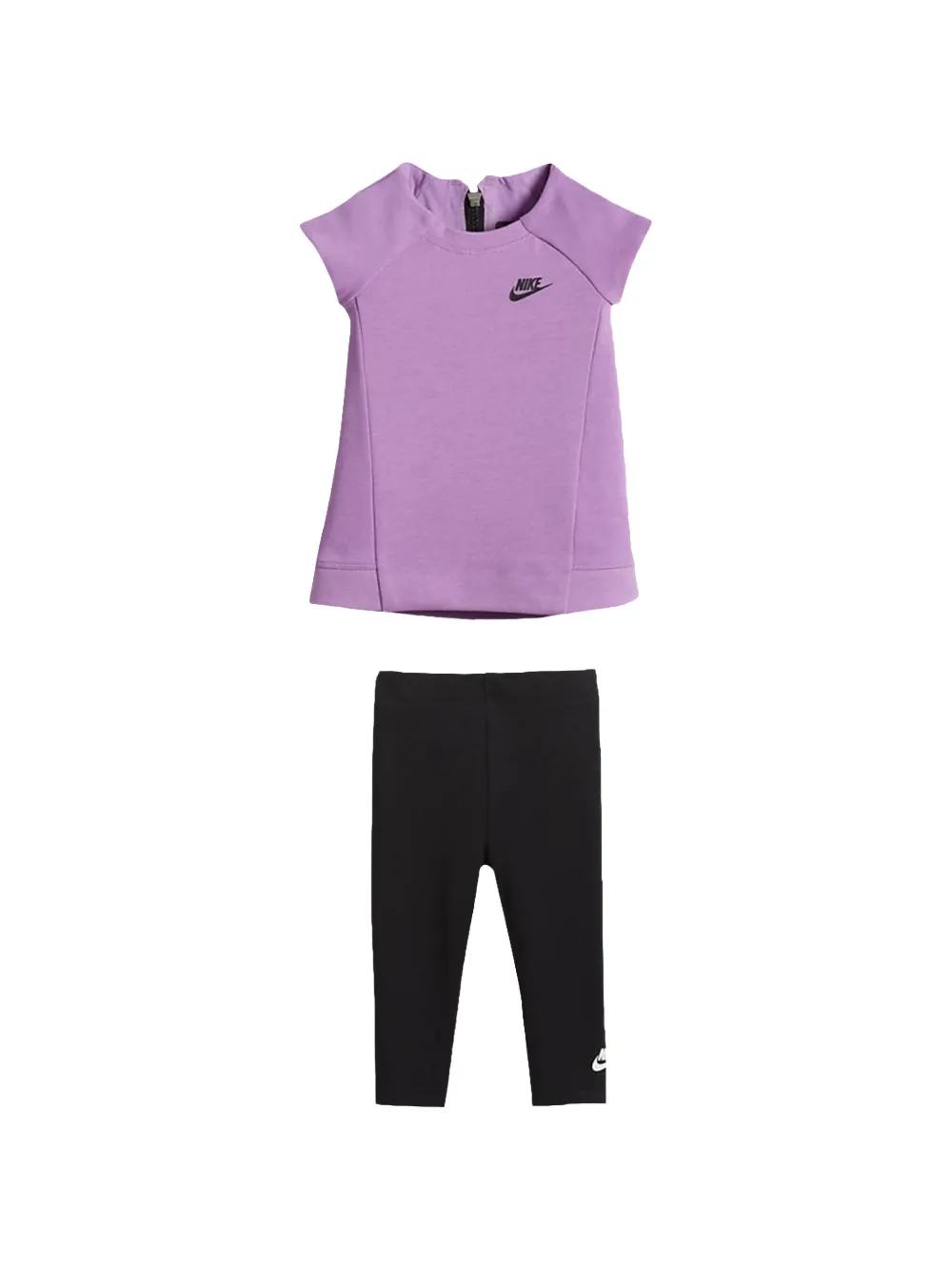 Nike Kids Set T-shirt e leggings in pile - Viola