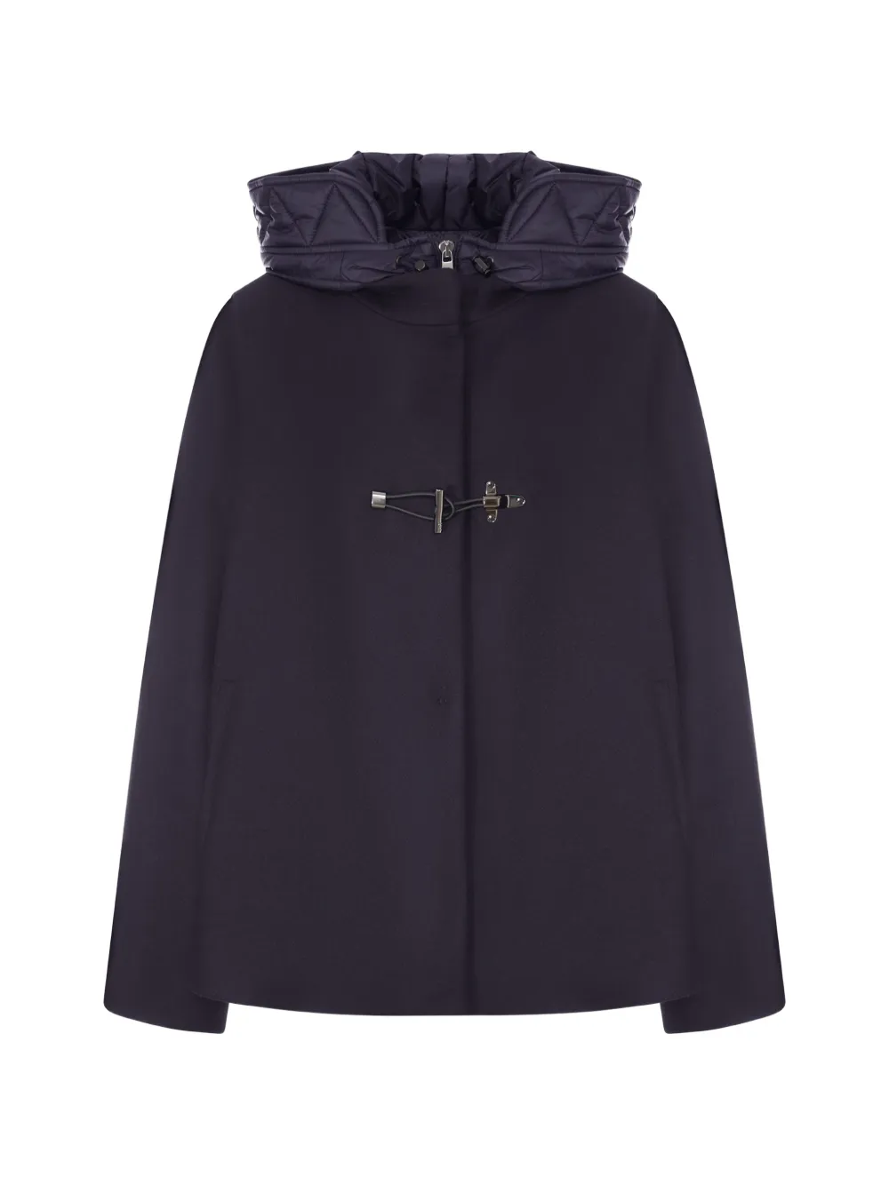 FAY ARCHIVE toggle-fastening single-breasted cape - Blau