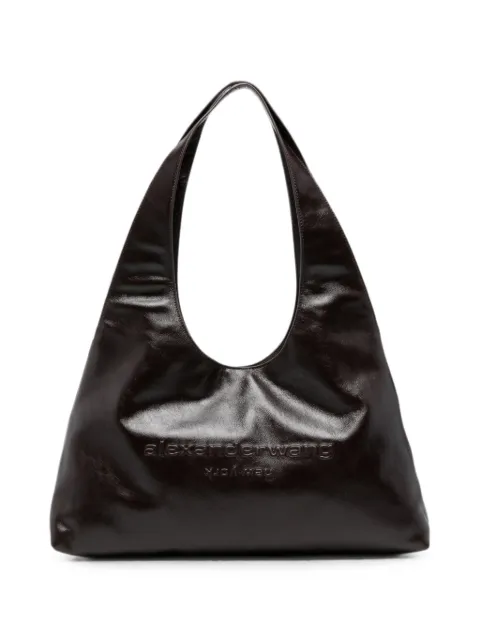 Alexander Wang medium Pike logo-embossed leather tote bag