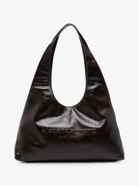 Alexander Wang medium Pike logo-embossed leather tote bag