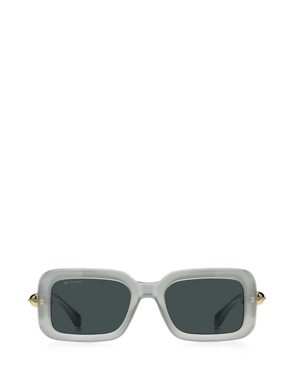 ETRO rectangle-frame sunglasses - Verde