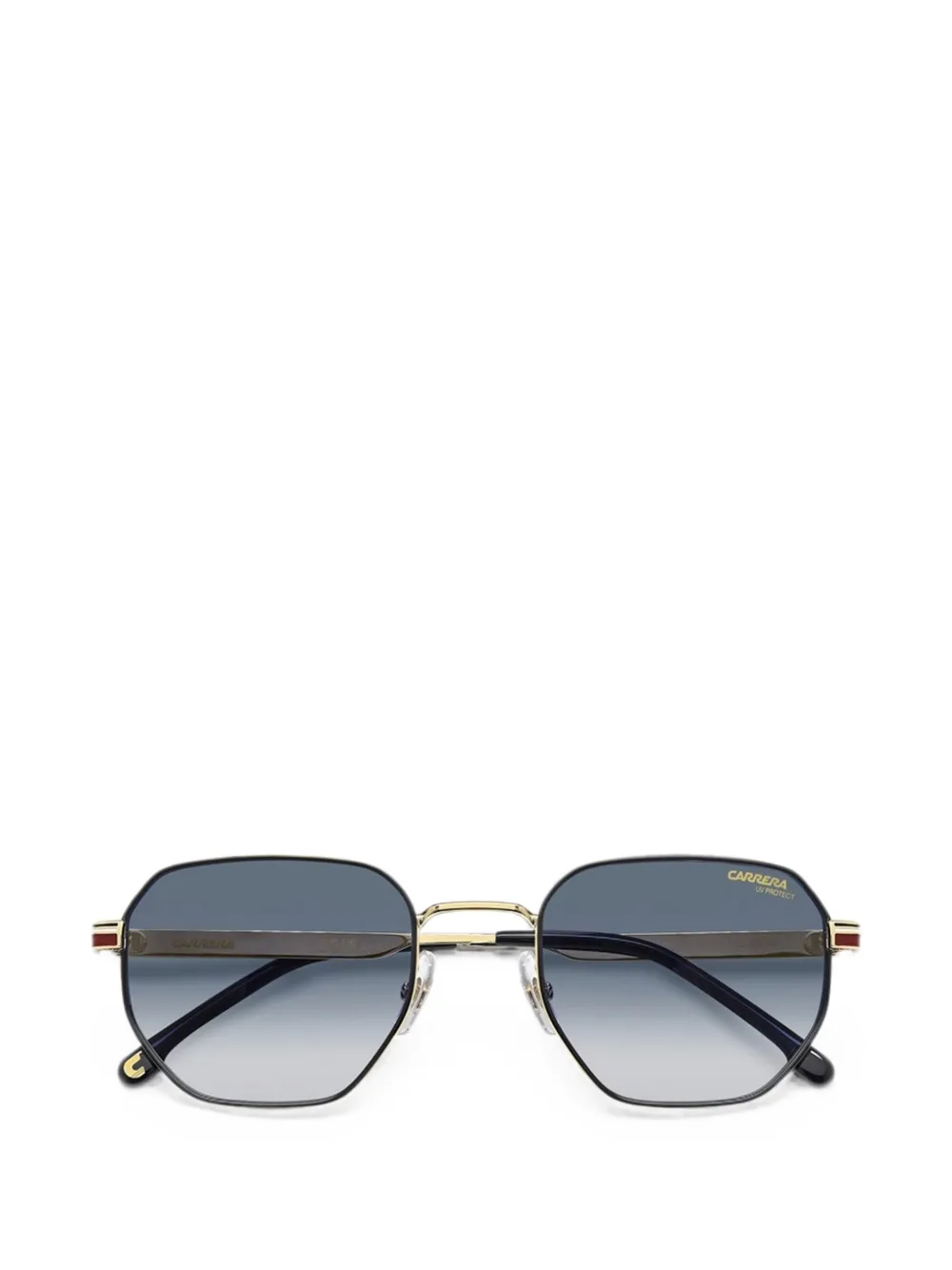 Carrera 380 zonnebril met geometrisch montuur Goud