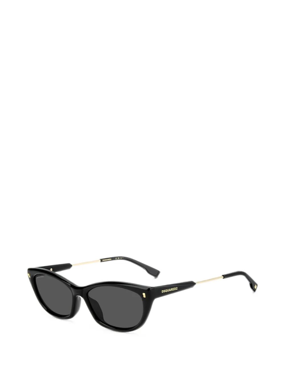 DSQUARED2 EYEWEAR Zonnebril met cat-eye montuur Zwart