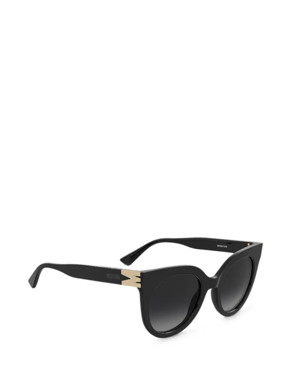 Moschino Zonnebril met cat-eye montuur Zwart