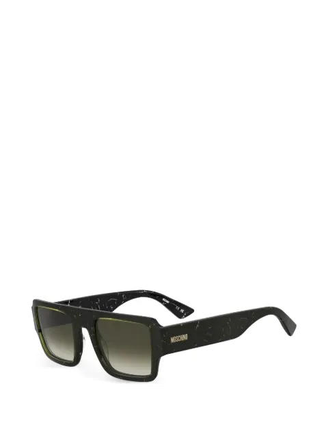 Moschino Eyewear marble-effect square-frame sunglasses