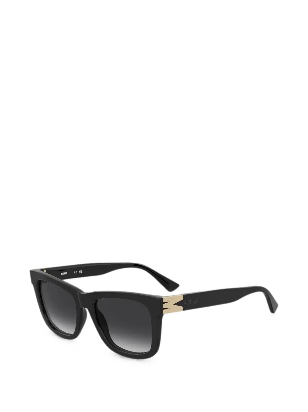 Moschino Eyewear Zonnebril met vierkant montuur Zwart