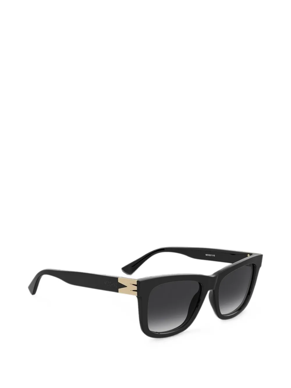 Moschino Eyewear Zonnebril met vierkant montuur Zwart