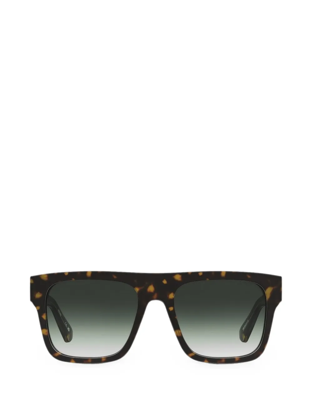Moschino tortoiseshell-effect rectangle-frame sunglasses | marrone | Image 1