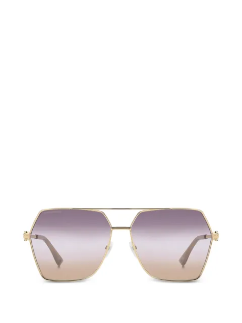 DSQUARED2 EYEWEAR butterfly-frame double-bridge sunglasses