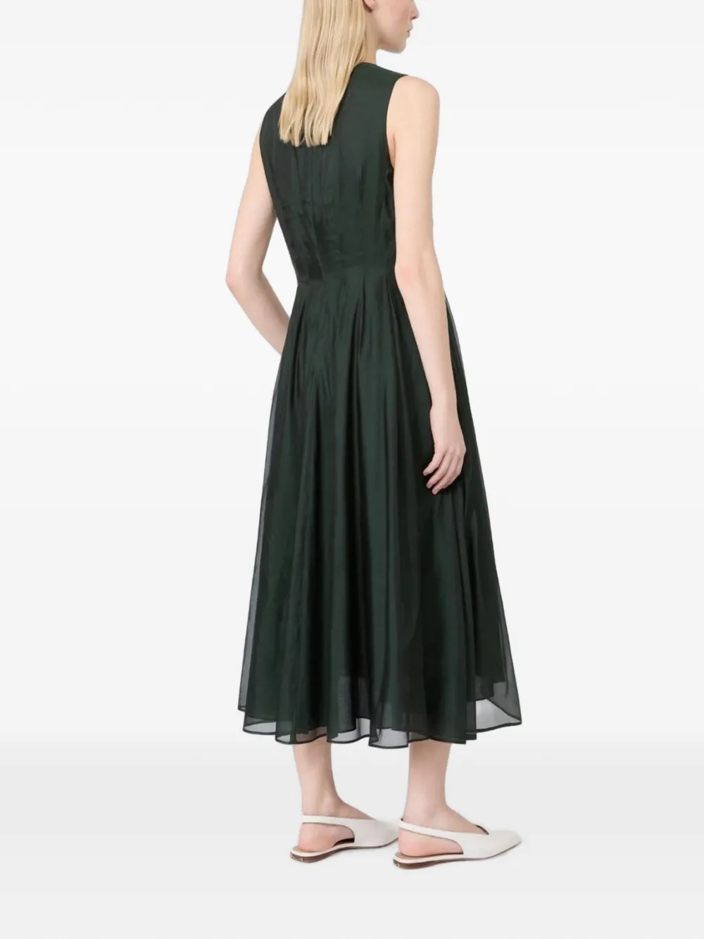'S Max Mara Midi-jurk verfraaid met kristallen Groen