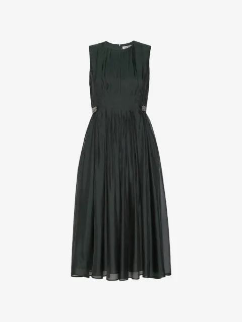 'S Max Mara vestido midi con apliques de cristal