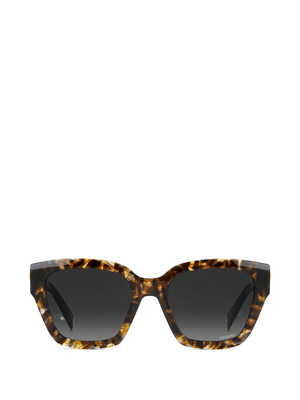 Missoni Eckige Sonnenbrille in Schildpattoptik - Braun
