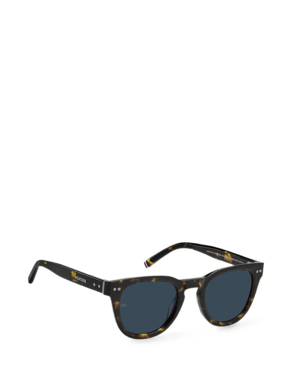 Tommy Hilfiger Zonnebril met vierkant montuur Bruin