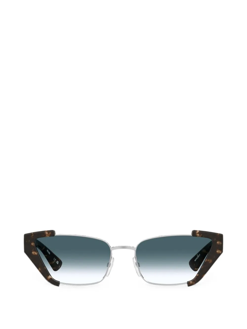 Moschino cat-eye frame sunglasses - Marrone