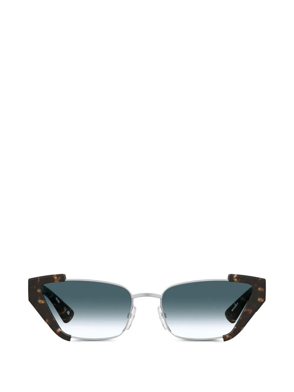 Moschino cat-eye frame sunglasses - Marrone