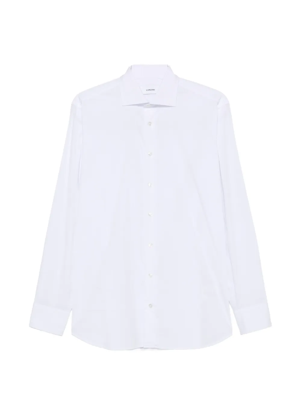Lardini spread-collar long-sleeve shirt - Weiß