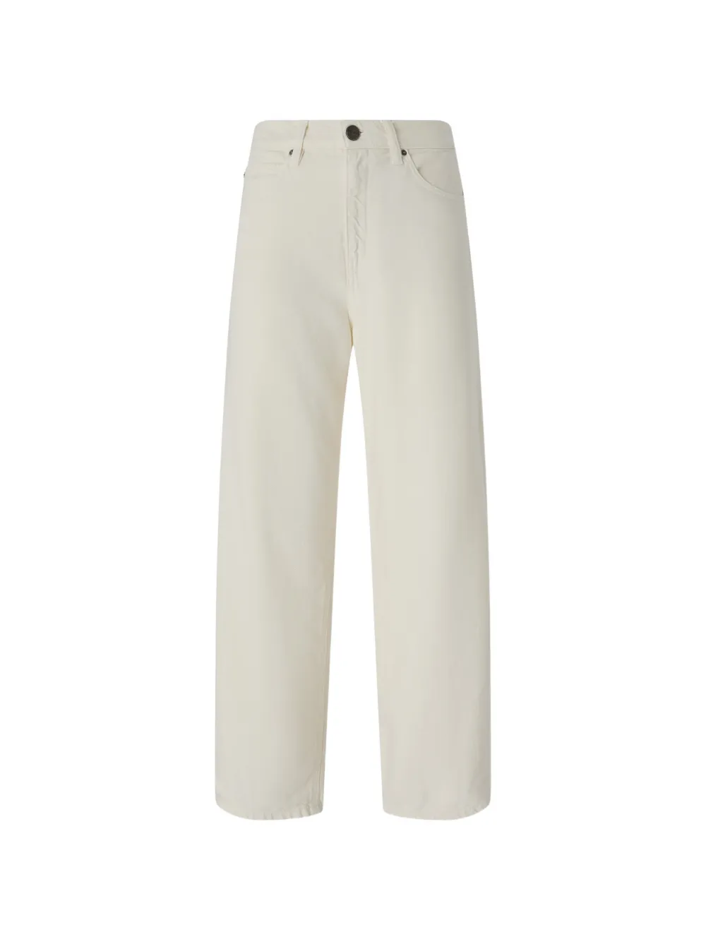 PINKO egg-fit cotton bull trousers - Toni neutri