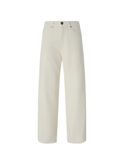 PINKO egg-fit cotton bull trousers