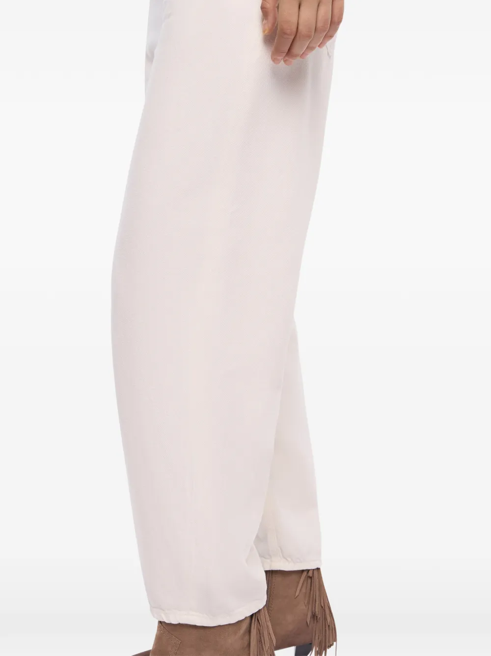 PINKO Egg-Fit katoenen broek Beige