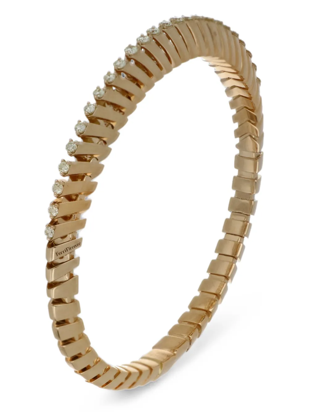 FerriFirenze Soffio Mini-Me diamond spiral bracelet - Rosa