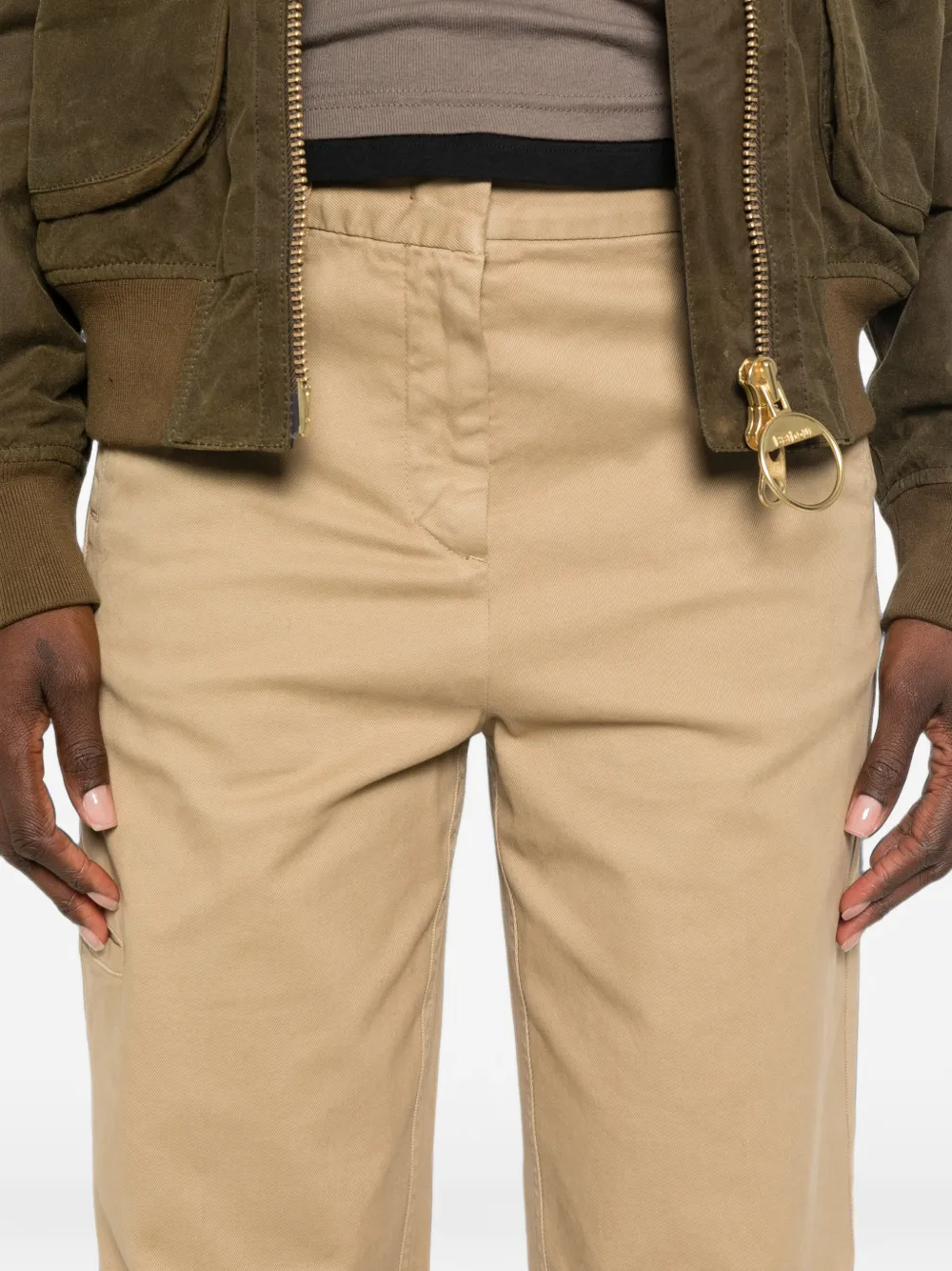 ASPESI Straight broek Beige