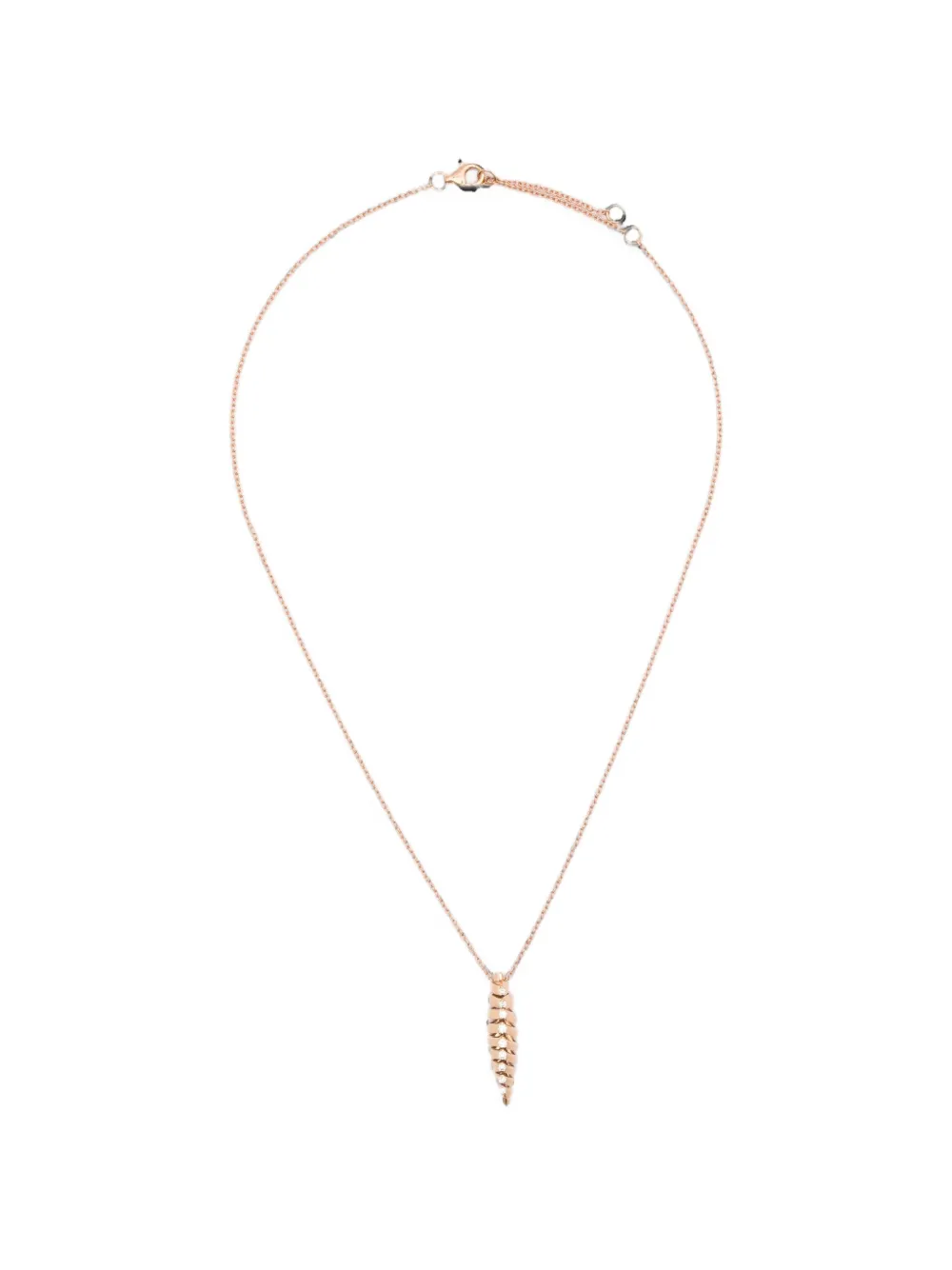 FerriFirenze spiral-design diamond necklace - Gold