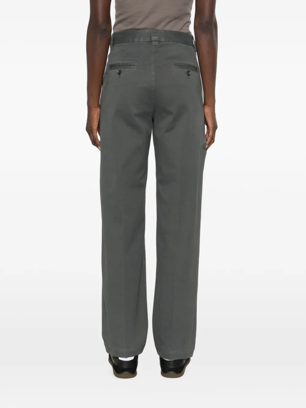 ASPESI Straight broek Grijs