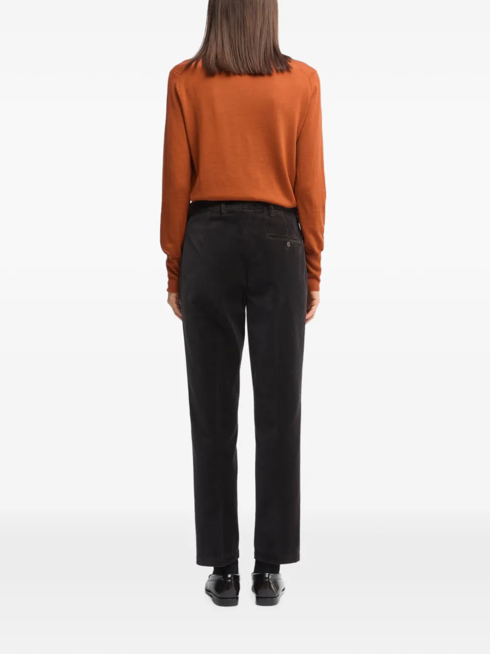 ASPESI Fluwelen broek Bruin