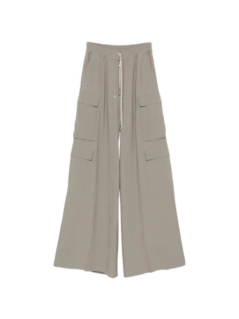 Rick Owens Cargobelas drawstring-waist wide-leg cargo pants