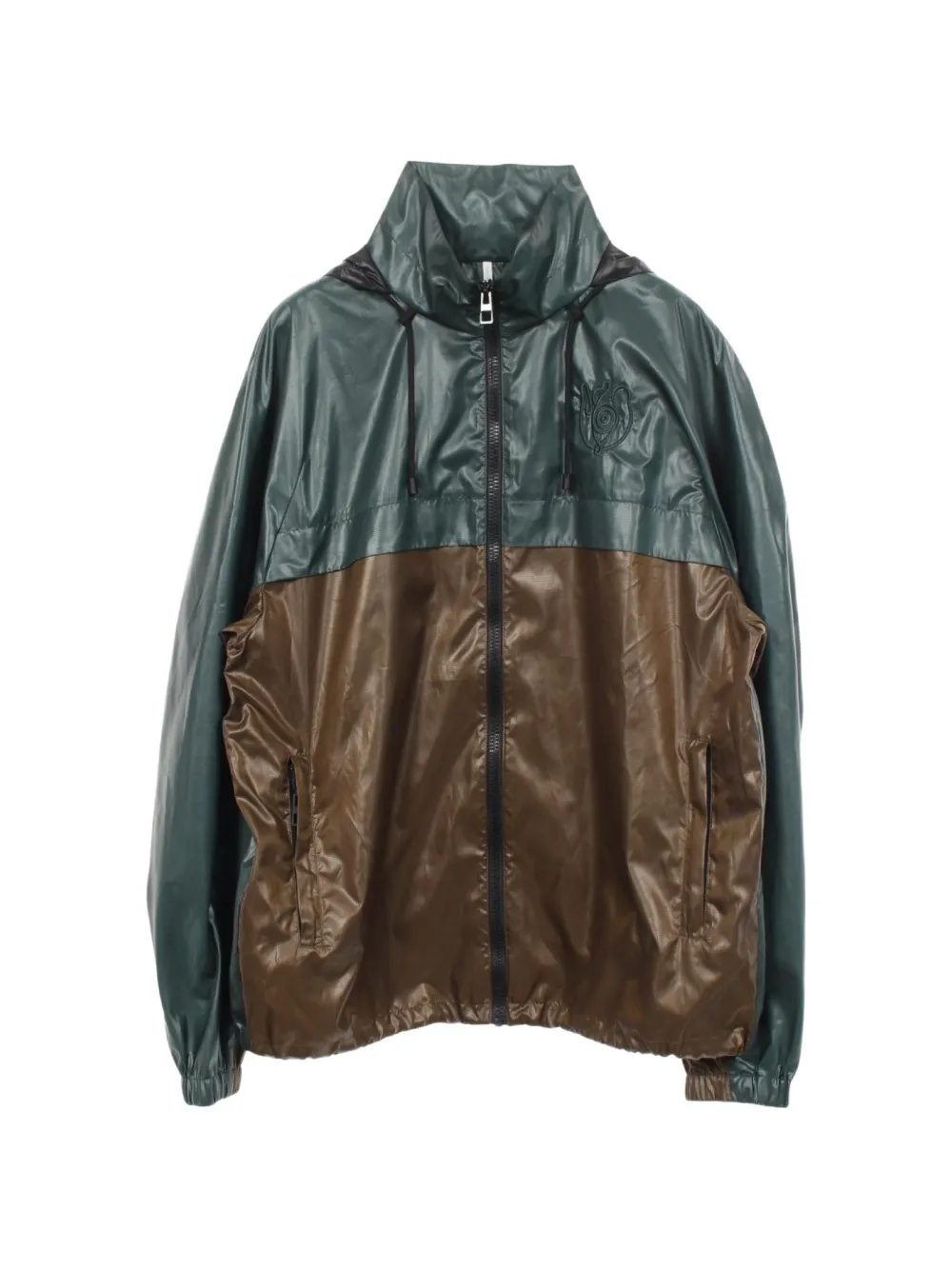 Loewe Pre-Owned 2010s Eye Loewe Nature ELN hooded windbreaker jacket - Grün
