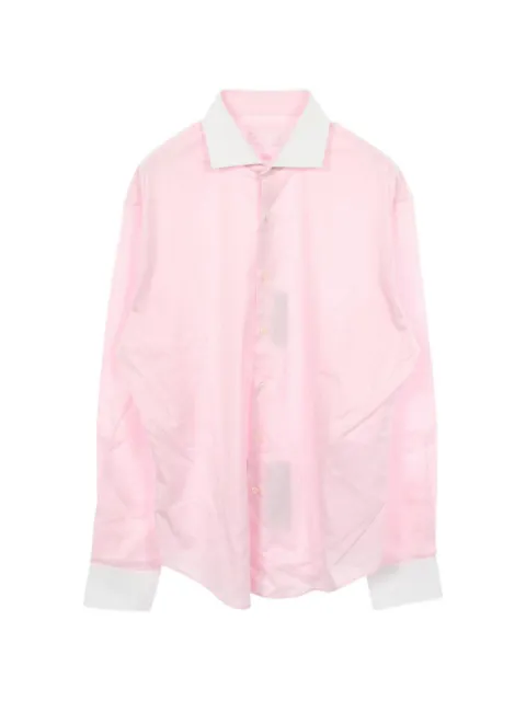 Prada Pre-Owned long-sleeved cleric shirt
