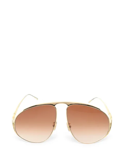 Loewe Pre-Owned 2010s pilot-frame sunglasses