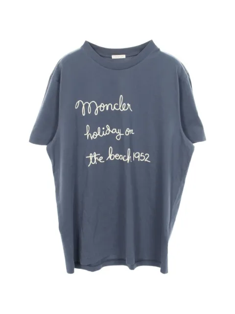 Moncler Vintage 2020 logo embroidery T-shirt